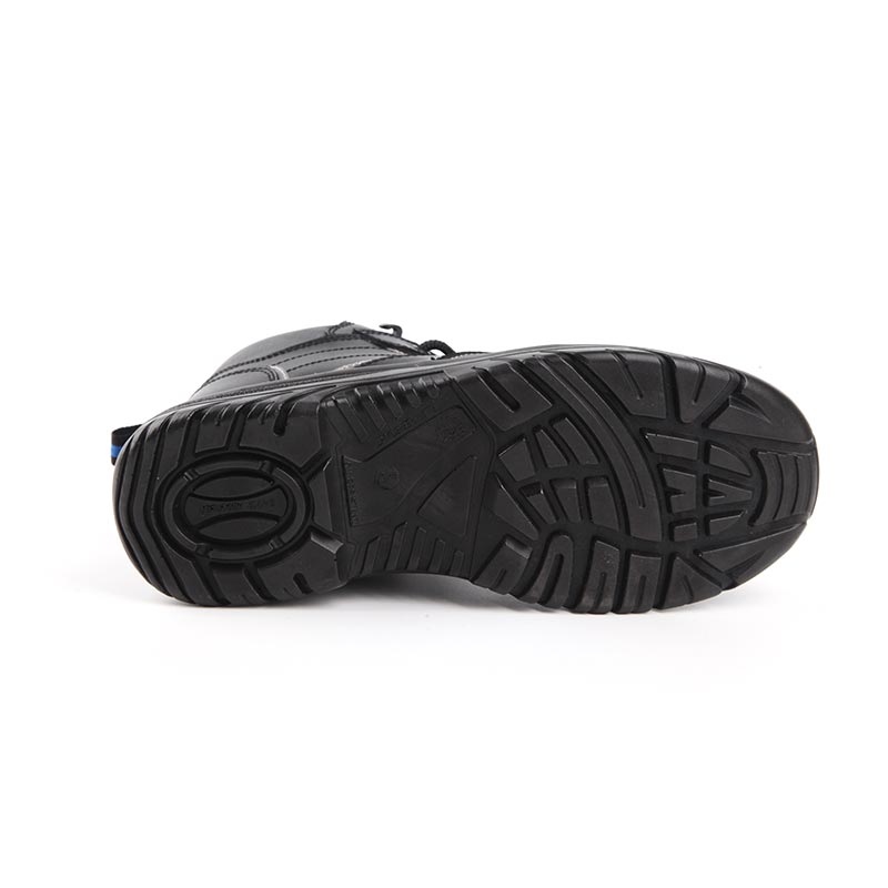 Mid-Cut Cowhide Non-Slip And Anti-Static Safety Shoes